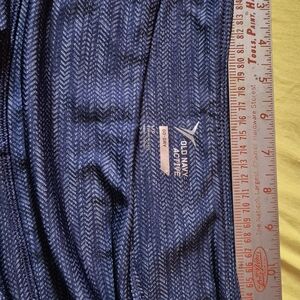 Old Navy Active Blue Chevron Performance Top